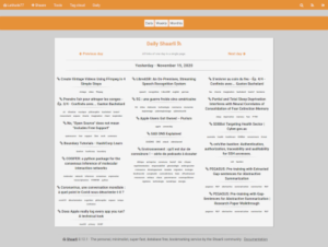 Capture d'écran veille stratégique